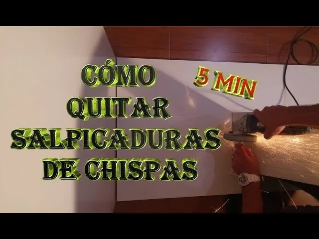 como quitar restos de soldadura en vidrios - Cómo quitar una soldadura de electrodo