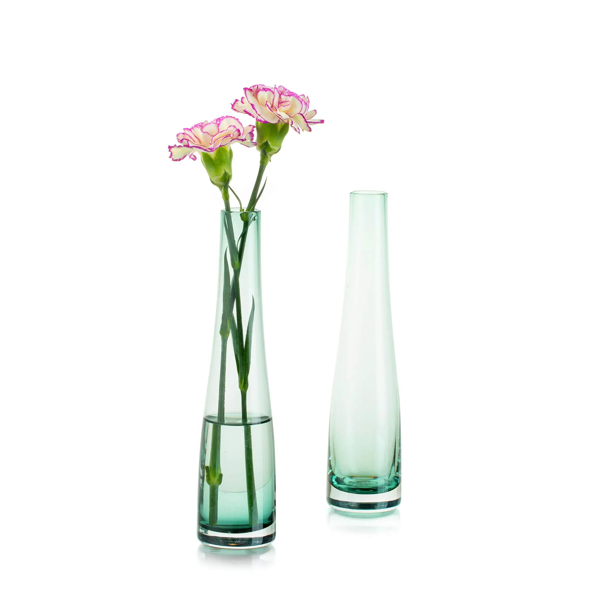 Floreros largos de vidrio: elegancia y versatilidad