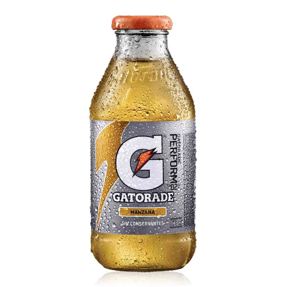 botella vidrio gatorade ml - Cuántos mililitros tiene una botella de Gatorade