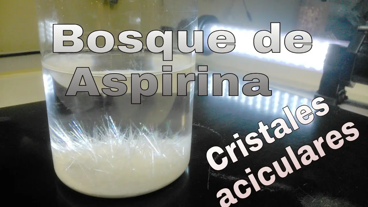 cristales de aspirina - Por qué se cristaliza la aspirina