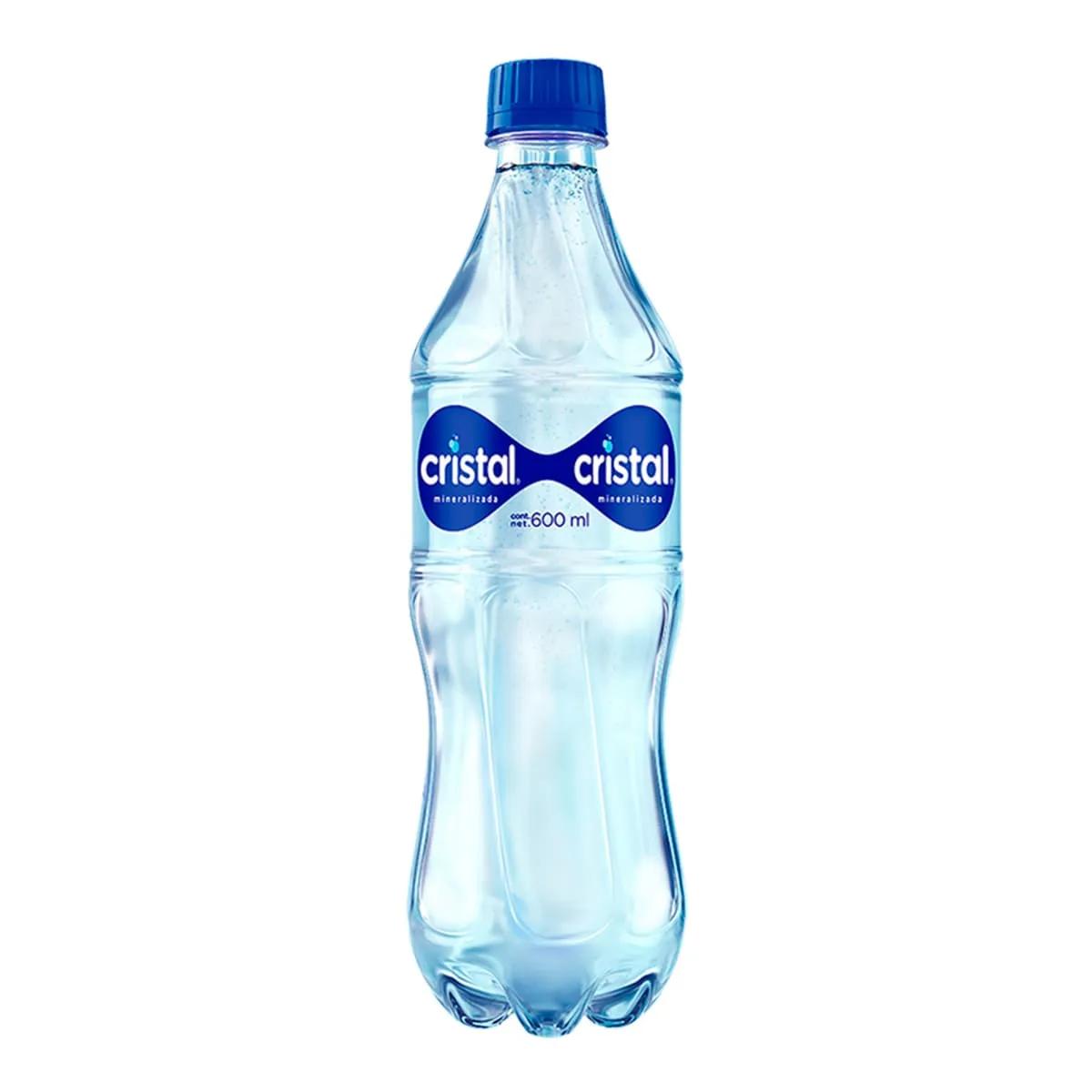 Logo agua cristal: pureza, frescura y calidad