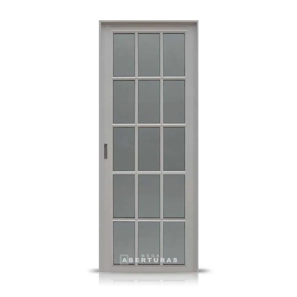 puerta aluminio vidrio repartido - Qué es una puerta de aluminio