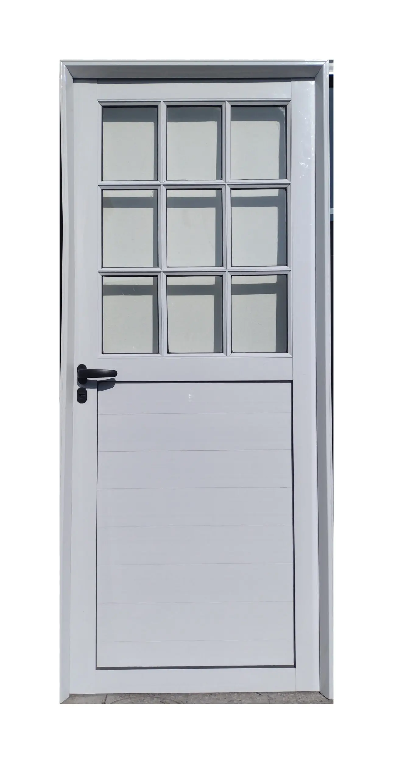 puerta aluminio exterior con cristal - Qué tan segura es una puerta de aluminio